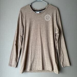 Gymshark sz‎ L "Lifting Club" brown long sleeve shirt